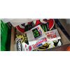 Image 2 : Box of various racing and motorcycle stickers and decals