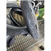 Image 3 : 2 SADDLEBAGS, ELECTRIC SCOOTER WHEELS, PARTS AND TOOLS