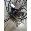 Image 3 : 2 METAL HANGING PLANTER BASKETS AND IRON CANDLE LANTERN