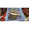 Image 1 : Tray of machine shop tools