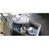 Image 1 : Box of scale, electric kettle, electric sandwich maker and to go containers