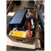 Image 4 : HP PRINTER, PS2 CONSOLE, UMBRELLA LIGHT, BIKE PUMP AND CORDLESS DRILL