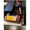 Image 5 : HP PRINTER, PS2 CONSOLE, UMBRELLA LIGHT, BIKE PUMP AND CORDLESS DRILL