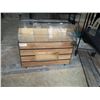 Image 2 : ROLLING WOOD MERCHANDISE TABLE  WITH BINS