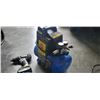 Image 2 : Mastercraft 2 gallon air compressor with 18 V makita drill and 2 batteries Plus roto zip tool and hu