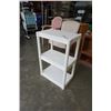 Image 2 : WHITE PLASTIC 3 TIER SHELF