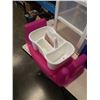 Image 2 : WHITE 4 DRAWER ORGANIZER AND BINS