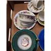 Image 4 : Tray of occupied japan teacups and saucers