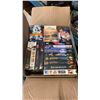 Image 3 : Tote of music CDs and box of cassette movies