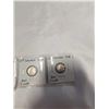 Image 4 : 3 CANADIAN SILVER DIMES GEORGE VI WARTIME COINS 1941, 1942, 1943  .800 SILVER