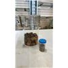 Image 1 : LOT OF 1974 RCMP QUARTERS AND JAR OF PENNIES
