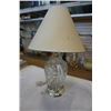 Image 1 : Crystal table lamp with shade