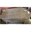 Image 4 : SMALL WICKER TABLE 30 INCHES X 19 X 18 INCHES TALL