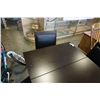 Image 2 : BLACK DINING TABLE WITH 3 CHAIRS