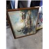 Image 2 : 2 PRINTS AND OIL PAINTING