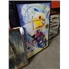 Image 3 : 2 PRINTS AND OIL PAINTING