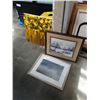 Image 1 : CANVAS ABSTRACT PAINTING AND 3 PRINTS
