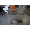 Image 1 : 4 decorative metal folding chairs