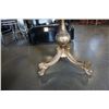 Image 3 : STONE LOOK METAL BASE ROUND ENDTABLE