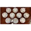 Image 8 : ROYAL ALBERT MOSS ROSE TEA SERVICE 27 PIECES - 10 CUPS AND SAUCERS, TEA POT W/ LID, COFFEE POT W/ LI