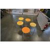 Image 2 : 5 STACKING STOOLS