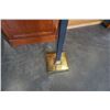 Image 3 : BLACK AND BRASS METAL FLOOR LAMP