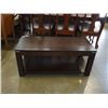 Image 1 : MODERN COFFEE TABLE - 44 inches wide x 20 deep x 19 tall