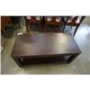 Image 2 : MODERN COFFEE TABLE - 44 inches wide x 20 deep x 19 tall