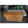 Image 2 : 6 DRAWER DRESSER - 52 inches wide x 16 deep x 32 tall