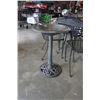 Image 1 : METAL BIRD BATH - 29 INCHES TALL