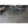 Image 2 : METAL PATIO TABLE WITH 4 CHAIRS