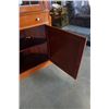 Image 8 : CORNER DISPLAY CABINET WITH LEADED GLASS PANEL