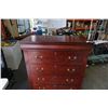 Image 2 : 6 DRAWER CHEST OF DRAWERS - 39 inches wide x 10 deep x 54 tall