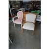 Image 2 : 2 WOOD FRAMED CHAIRS