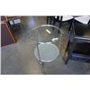 Image 3 : BLACK 1 DRAWER NIGHTSTAND AND 2 TIER ROUND GLASSTOP ENDTABLE