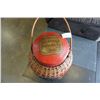 Image 2 : EASTERN WOVEN LIDDED CONTAINER - ELEPHANT PAINTED ON SIDES