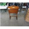 Image 1 : VINTAGE MAGAZINE RACK WITH BENTWOOD LID