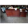 Image 1 : 8 DRAWER DRESSER - 67 inches wide x 20 deep x 36 tall AND 2 DRAWER NIGHTSTAND