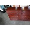 Image 2 : 8 DRAWER DRESSER - 67 inches wide x 20 deep x 36 tall AND 2 DRAWER NIGHTSTAND