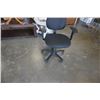 Image 2 : BLACK ROLLING GAS LIFT OFFICE CHAIR - ADJUSTABLE BACK AND TILT