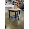 Image 3 : BLACK PINE TOP D TABLE