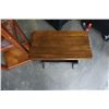 Image 2 : 3 TIER SHELF AND WOOD MAGAZINE RACK