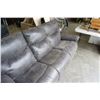 Image 3 : LAZBOY MODERN SUEDE RECLINER SOFA