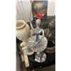 Image 3 : 3 CAST LADY FIGURES - PLANTER, DANCER AND NUDE - 21 TO 31 INCHES TALL
