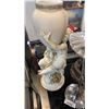 Image 4 : 3 CAST LADY FIGURES - PLANTER, DANCER AND NUDE - 21 TO 31 INCHES TALL