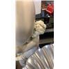 Image 5 : 3 CAST LADY FIGURES - PLANTER, DANCER AND NUDE - 21 TO 31 INCHES TALL