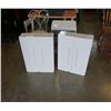 Image 1 : 2 LOCKING METAL CABINETS WITH KEYS