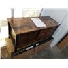 Image 2 : FLOOR MODEL MODERN SLIDING DOOR TV CONSOLE - RETAIL $299