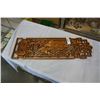 Image 1 : WOOD BUDDHA WALL PLAQUE