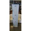 Image 1 : 6ft unique wood 3 cubby storage locker with name plate - 16 inches wide x 16 deep